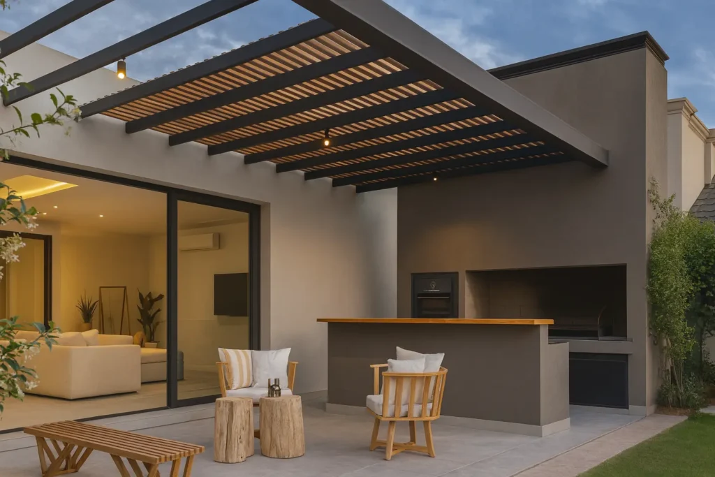 Construcción terraza residencial pedregal CDMX – SOLCYM